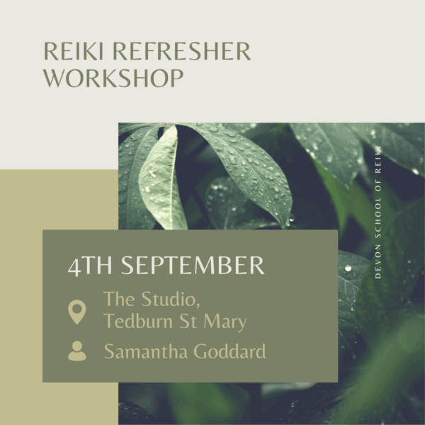 Reiki Refresher | 4th September