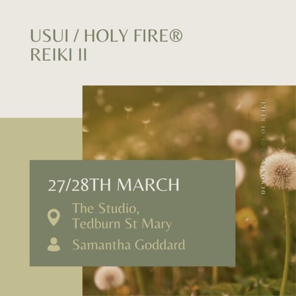 Usui / Holy Fire® Reiki II | 27th/28th March
