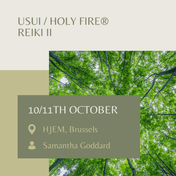 Usui / Holy Fire® Reiki II | 10/11th Oct